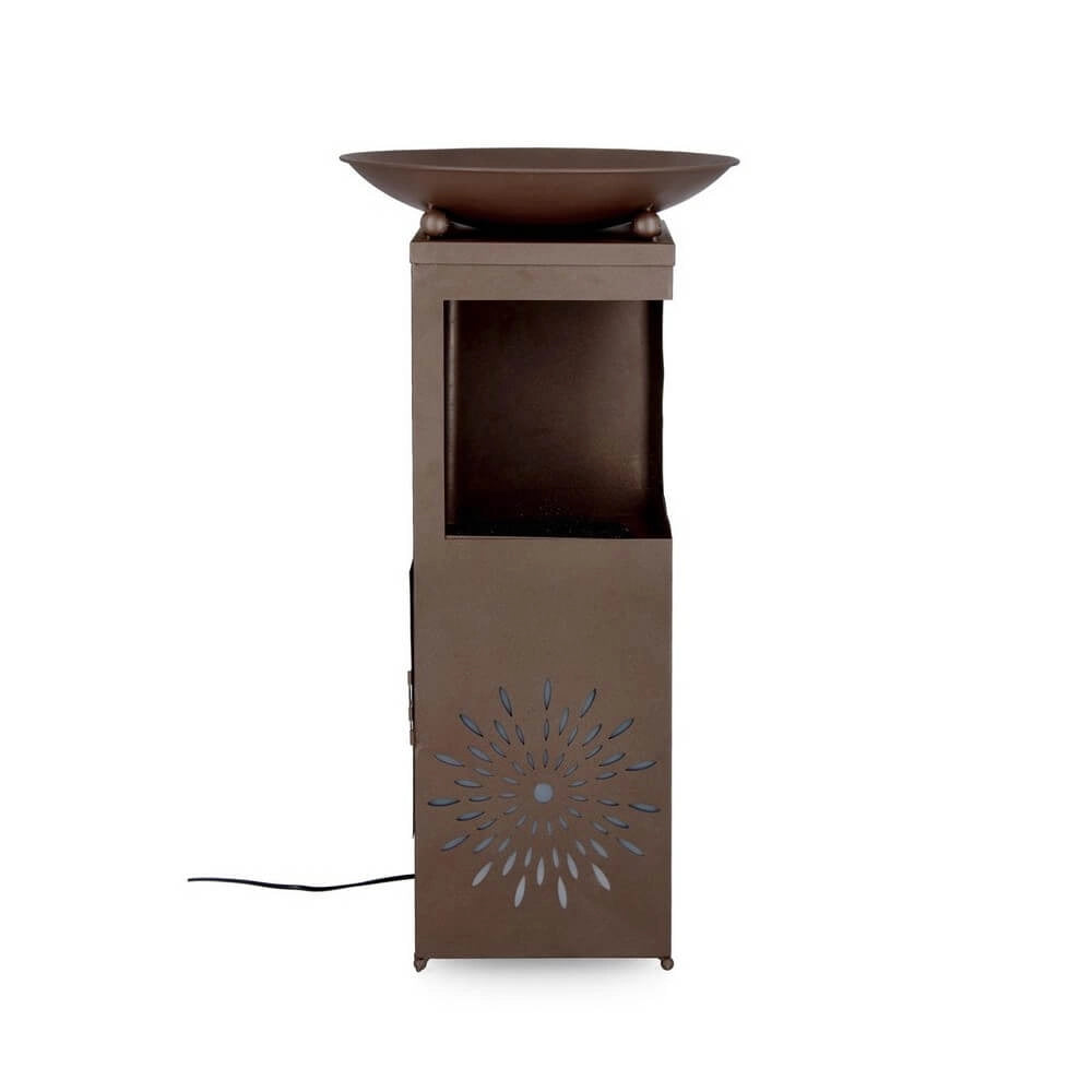 Fontana da Giardino in Metallo con Luce LED Incorporata - SNOWFLAKE