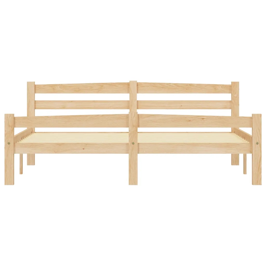Giroletto senza Materasso 160x200 cm in Legno Massello di Pino 322065