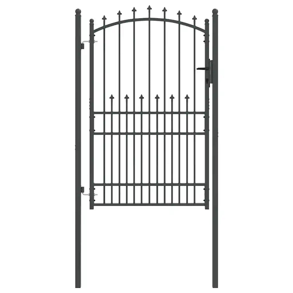 Cancello della recinzione con punte EMMEN 200 x 100 cm