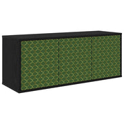 Mobile TV da Parete GELEEN 102 x 33 x 40 cm Rovere Nero 8007154