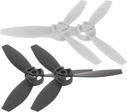 Propellatori Leggeri Professionali per Drone con Presa Fissa 4 pezzi - Riduzione dell'Impatto - Accessorio per Bebop 2 (2 neri 2 bianchi)