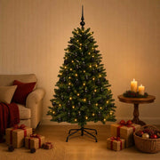 Albero di Natale artificiale verde medio con palline 180 cm 3466471