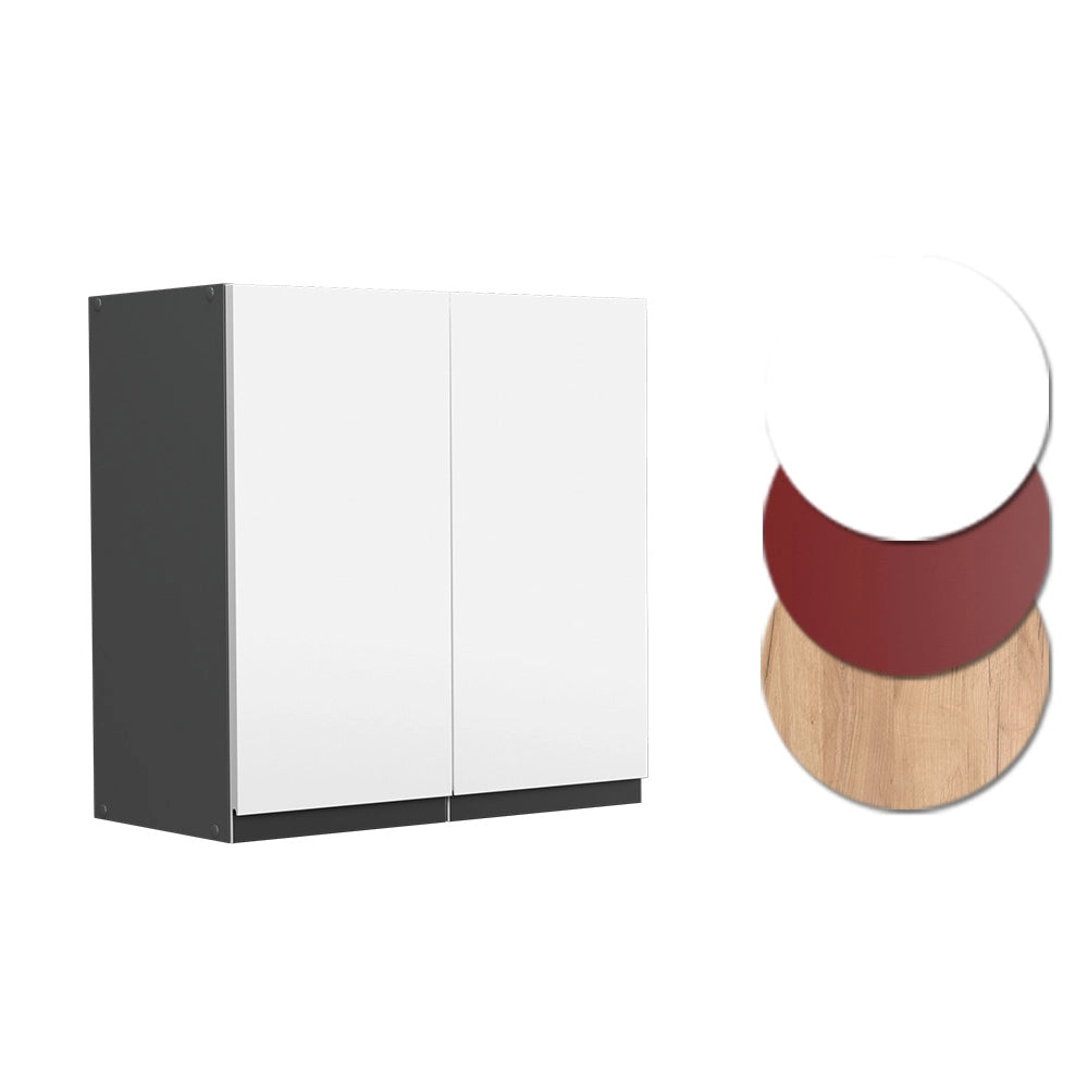 Vicco Pensile da cucina Bianco 60 cm Forma a J