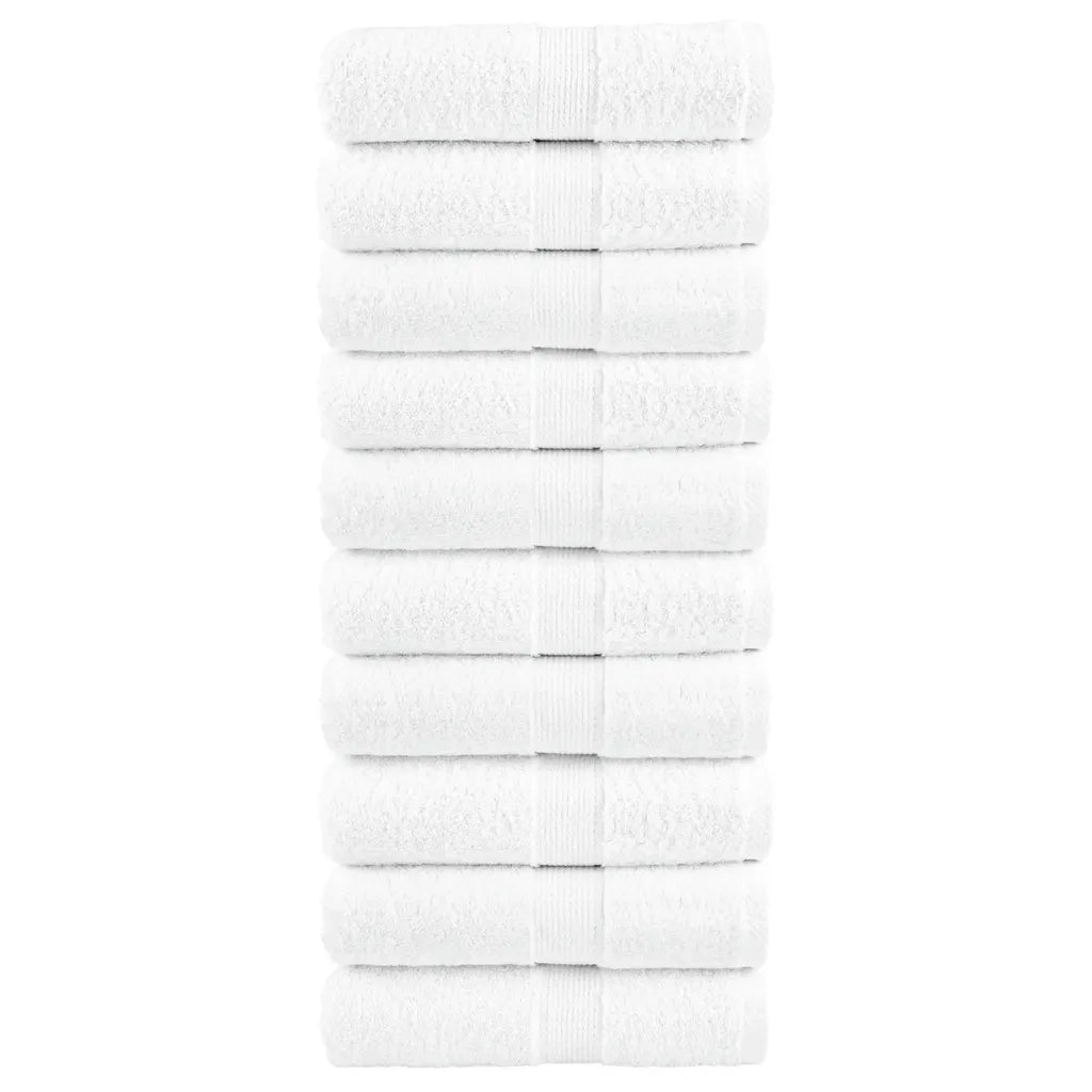 Salviette Premium SOLUND 10 pz Bianche 30x30 cm 600gsm