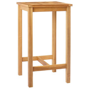 Tavolino da Giardino | Tavolo da bar Naturale 60 x 60 x 105 cm Teak massello