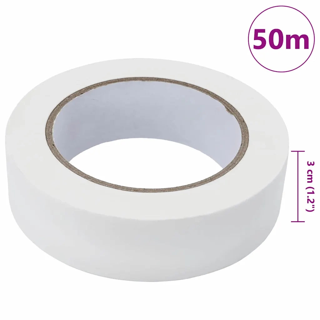Nastri Adesivi per Pittori 12 pz Bianco 30mm x 50m Carta CFW2725575