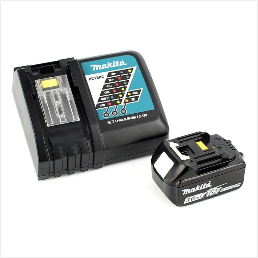 DTW 1001 RF1J - Avvitatore a percussione a batteria, 18 V, 3/4", 1050 Nm, senza spazzole + 1 batteria da 3,0 Ah + caricatore + Makpac