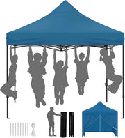 Pavilione da giardino pieghevole - Ospite esterno - Luogo di riparo pop-up - Protezione UV - 289cm x 330cm x 289cm