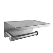 Portarotolo Con Ripiano 6613 Modern Nickel Brush