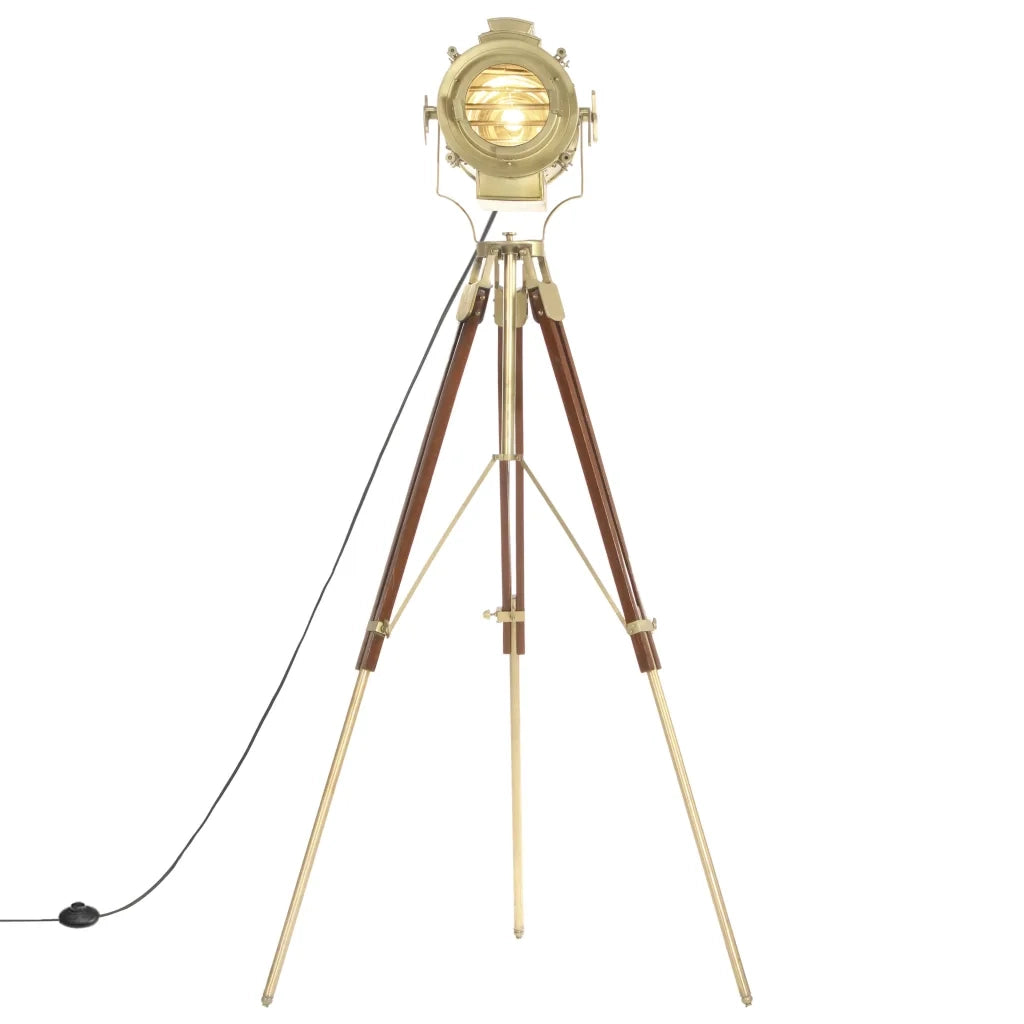 Lampada da Terra a Treppiede Legno Massello di Mango 193 cm CFW3022619