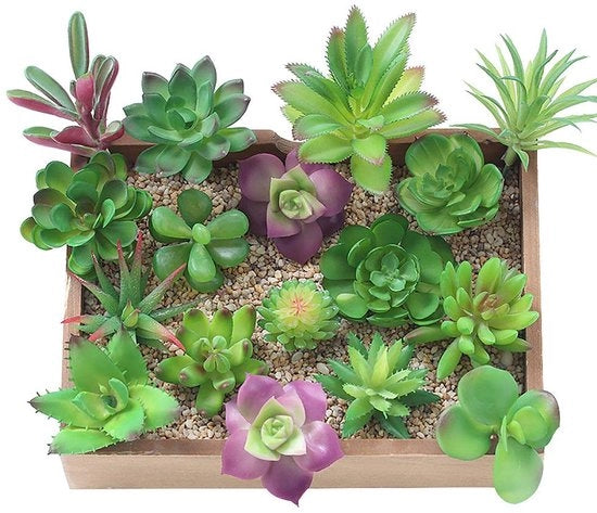 16 pezzi di piante artificiali miste fiori decorativi senza vaso steli non potati per decorazione di casa giardino interno DIY decorazioni