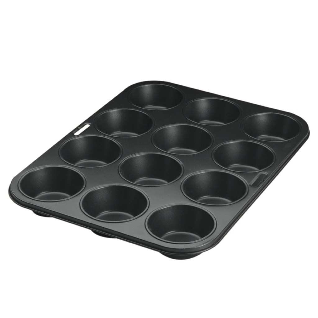 Stampo 12 Muffins Diametro 7,5 Cm Antiaderente - Metaltex