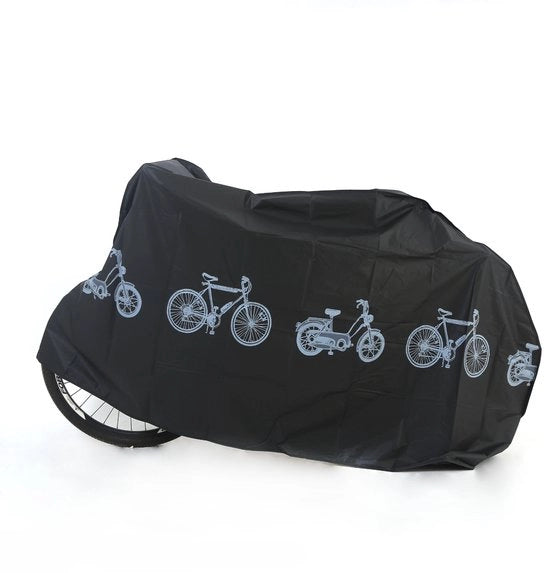 Fiatte per bicicletta unisex 100*210 cm, idonee per tutti i periodi dell'anno - impermeabili, resistenti all'acqua, al vento e ai raggi solari, adatte per biciclette elettriche e tradizionali, colore nero.