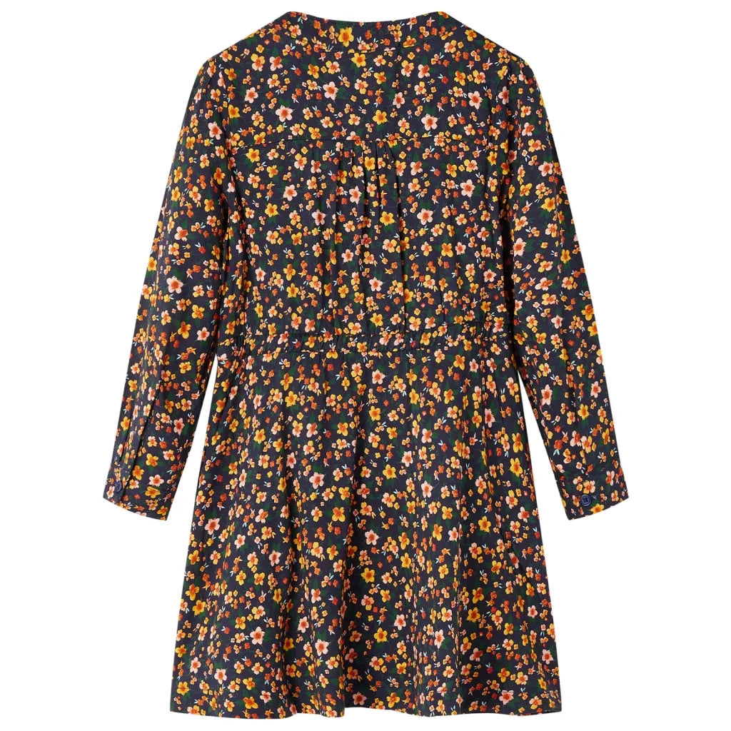 Abito da Bambina a Maniche Lunghe Blu Marino 116 CFW5092761