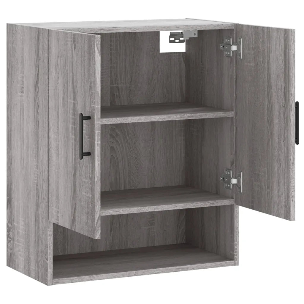 Armadietto a Muro | Mobile a Parete Grigio Sonoma 60x31x70cm in Legno Multistrato