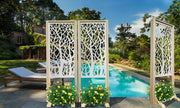FORESTA - Separè  - Paravento modulabile - 70x190cm - in Legno e PVC Colore: bianco