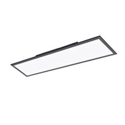 Plafoniera Moderna Salobrena 1 Alluminio Nero Luce Led Integrato 33W