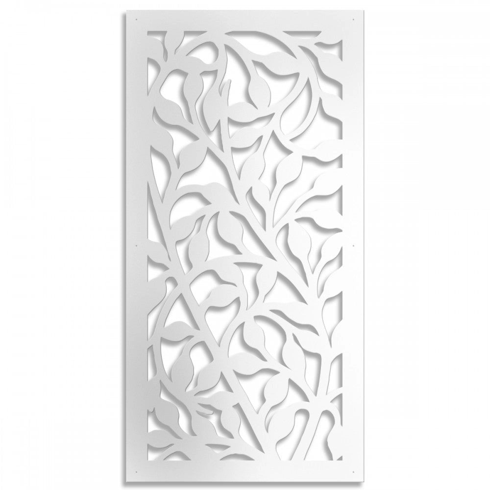 CESPUGLIO - Pannello in PVC traforato - Parasole Misura: 98x198 cm, Colore: bianco