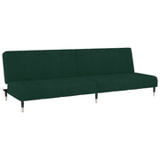 Divano letto | Sof¨¤ letto | Letto singolo a 2 Posti Verde Scuro in Velluto