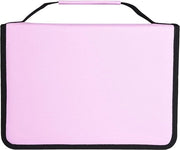 Etui con Alta Capacità - 150 Fori - Ragazzi Ragazze - Pelle PU - Borsa con Cerniera - Cinturino Elastico - Materiale per Scuola e Archiviazione Ufficio - 6 Colori