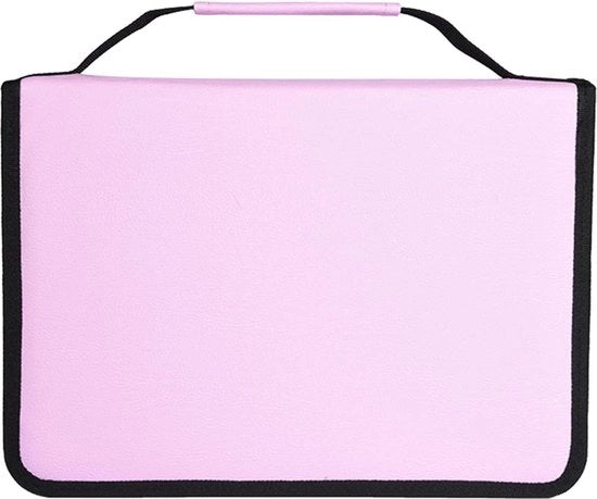 Etui con Alta Capacità - 150 Fori - Ragazzi Ragazze - Pelle PU - Borsa con Cerniera - Cinturino Elastico - Materiale per Scuola e Archiviazione Ufficio - 6 Colori