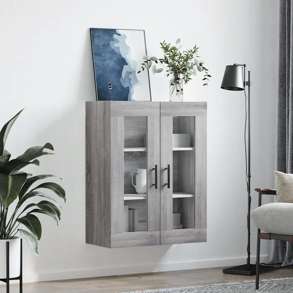 Mobile a Parete Grigio Sonoma 69,5x34x90 cmcod mxl 105128