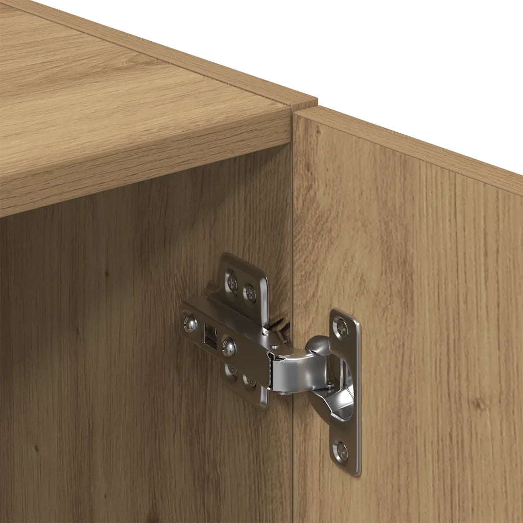 vidaXL Set di Mobili da Cucina 2 pz Rovere Marrone in Truciolato
