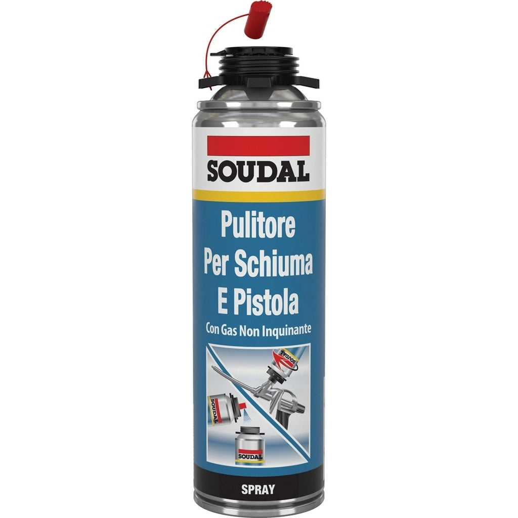 PULITORE PER SCHIUMA POLIURETANICA E PISTOLA 500ML