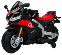 Moto Elettrica per Bambini 24V con Licenza Aprilia RSV4 BIG Nera