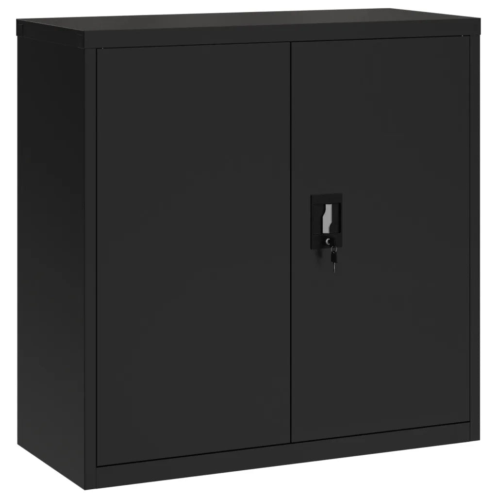 Armadio Classificatore Nero 90x40x90 cm in Acciaio CFW6966926