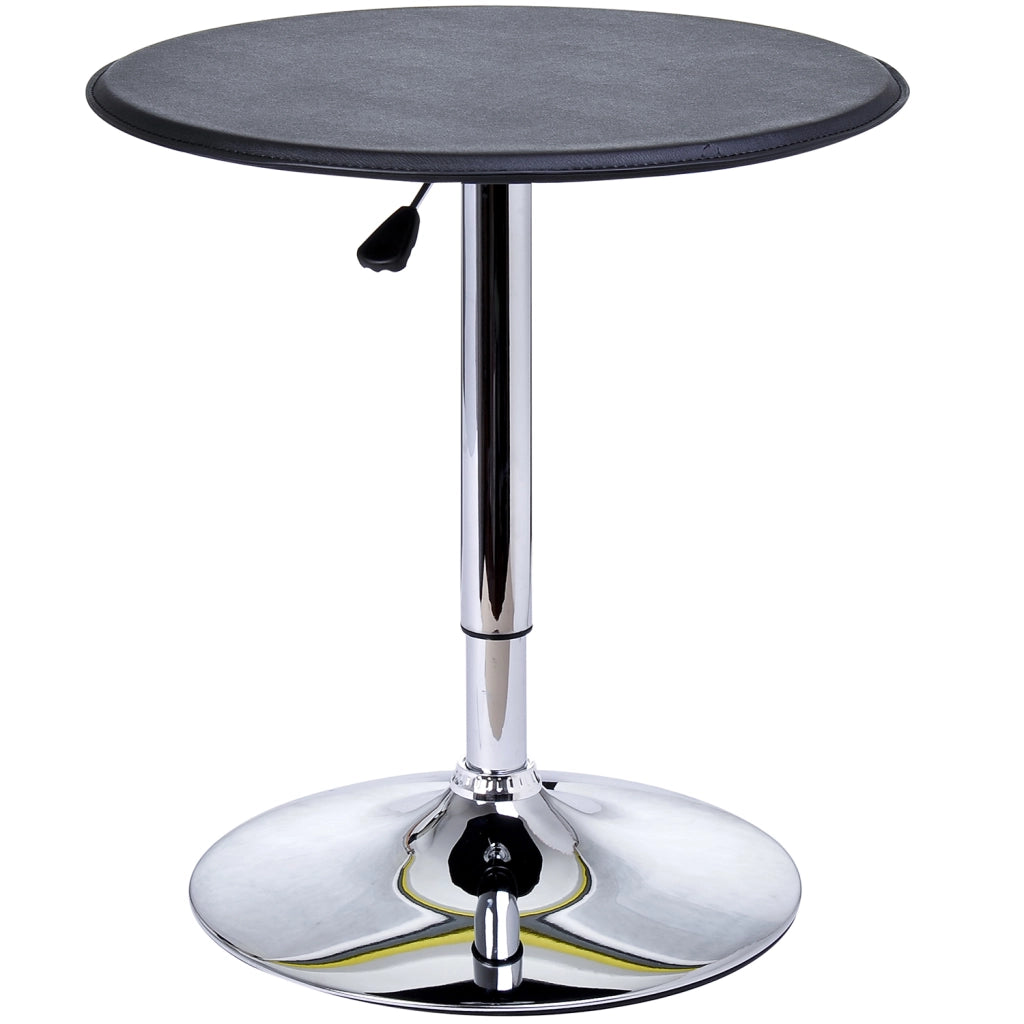 Tavolino da Bar Rotondo Girevole e Regolabile ¨C Zephmum ¨C 67-93 cm