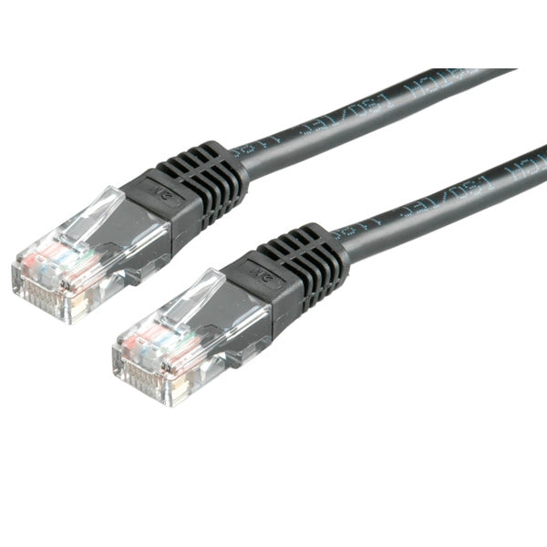 ROLINE CAVO DI RETE UTP PATCHCORD CAT.5E/CLASSE D, NERO, 2M