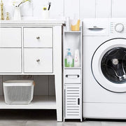 Cassa da bagno impermeabile - Organizzatore a pavimento per archiviazione - 80 x 155 x 15 cm