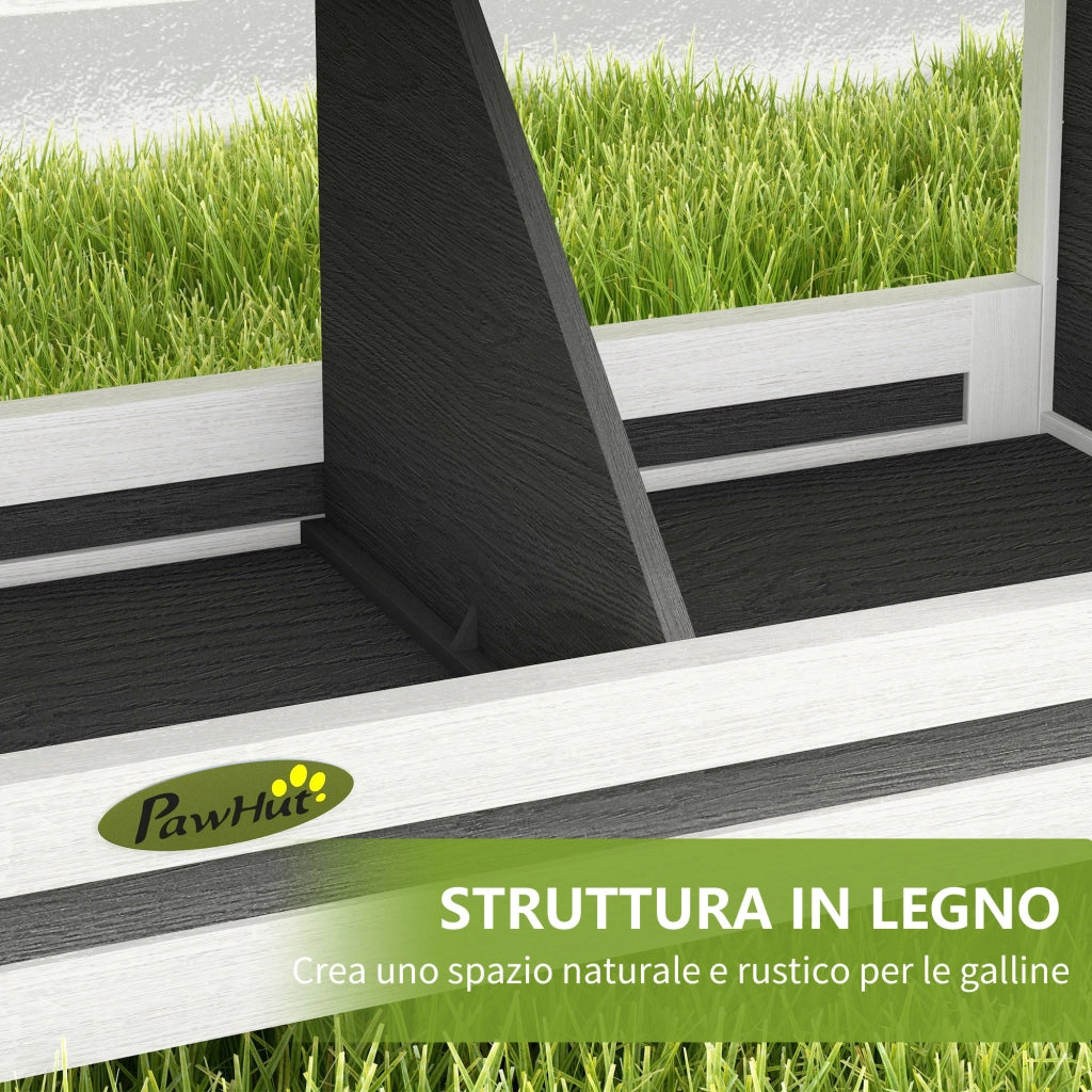 Pollaiolo 2 Aree ¨C zephmum ¨C Legno Bitume Grigio Bianco Nero 66x37x34