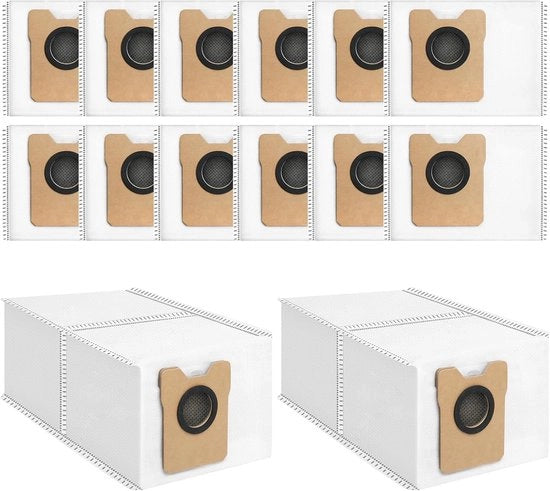 14 sacchi per stoviglie per aspirapolvere robot Eufy C20 Omni/C10 - grande capacità - sacchi per aspirapolvere monouso