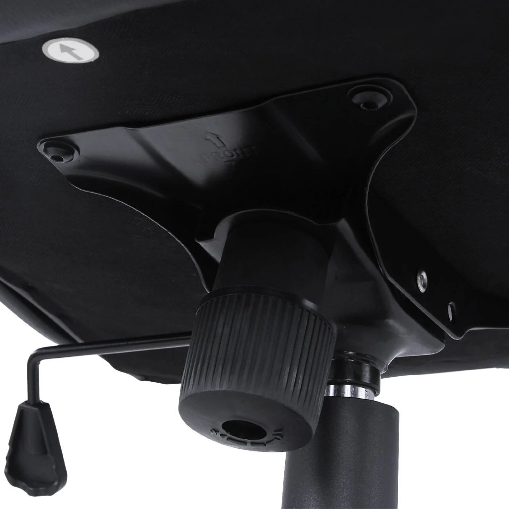 Sedia da ufficio ergonomica classica nera 150 kg max 0512009