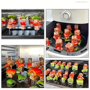 Decine di barbecue-spiegeleit in acciaio inossidabile 304, materiale riciclabile di qualità alimentare