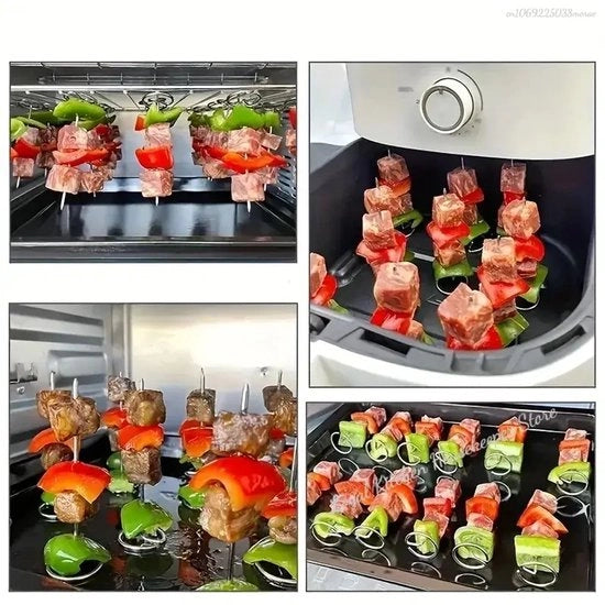 Decine di barbecue-spiegeleit in acciaio inossidabile 304, materiale riciclabile di qualità alimentare