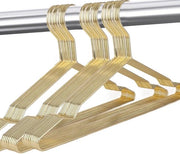 Hangers per bambino in oro 40 cm - 30 pezzi - Spaziale e sostenibile - Hangers a filo per l'ordine degli adulti