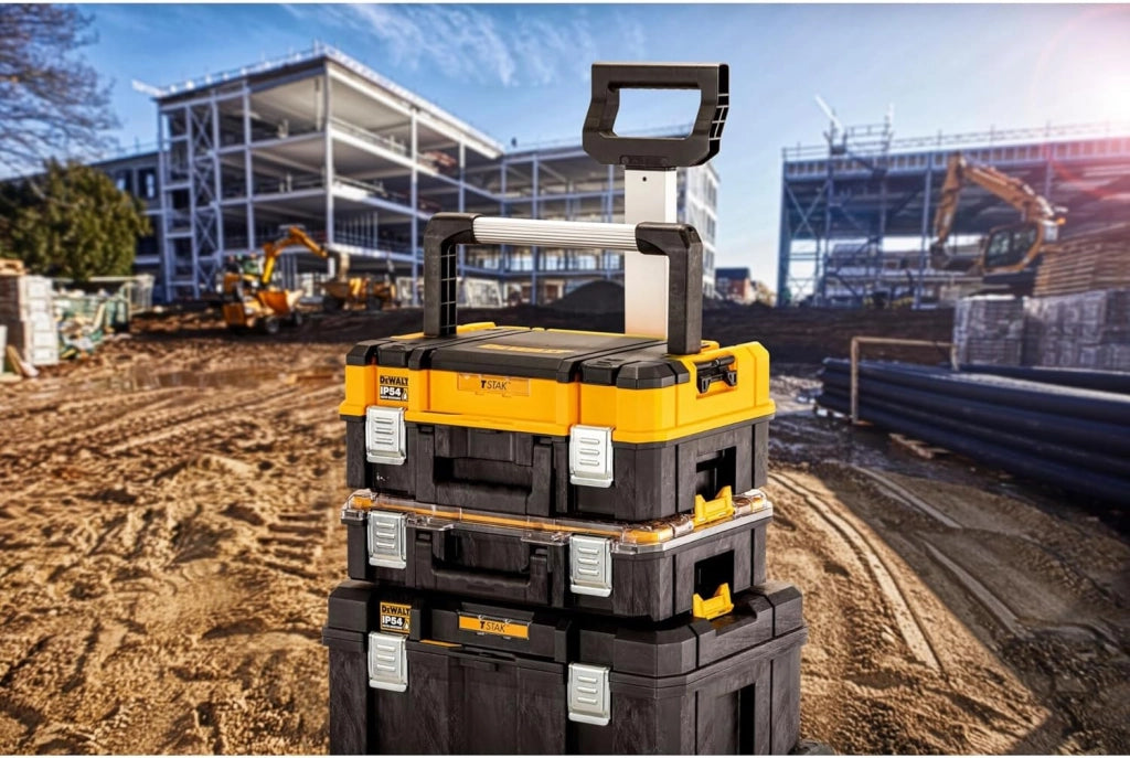 DeWalt DWST83411-1 Tstak Tower I Kit Porta Elettroutensili, Nero/Giallo