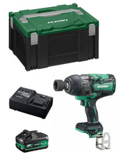 Avvitatore ad Impulsi HIKOKI WR36DBB1X (1 x 4,0Ah/8,0 Ah + UC18YSL3 + Valigetta HSC II)