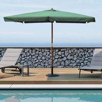 Ombrellone da Giardino 3x4 m Palo Ø48 mm Fantasy in Legno Verde