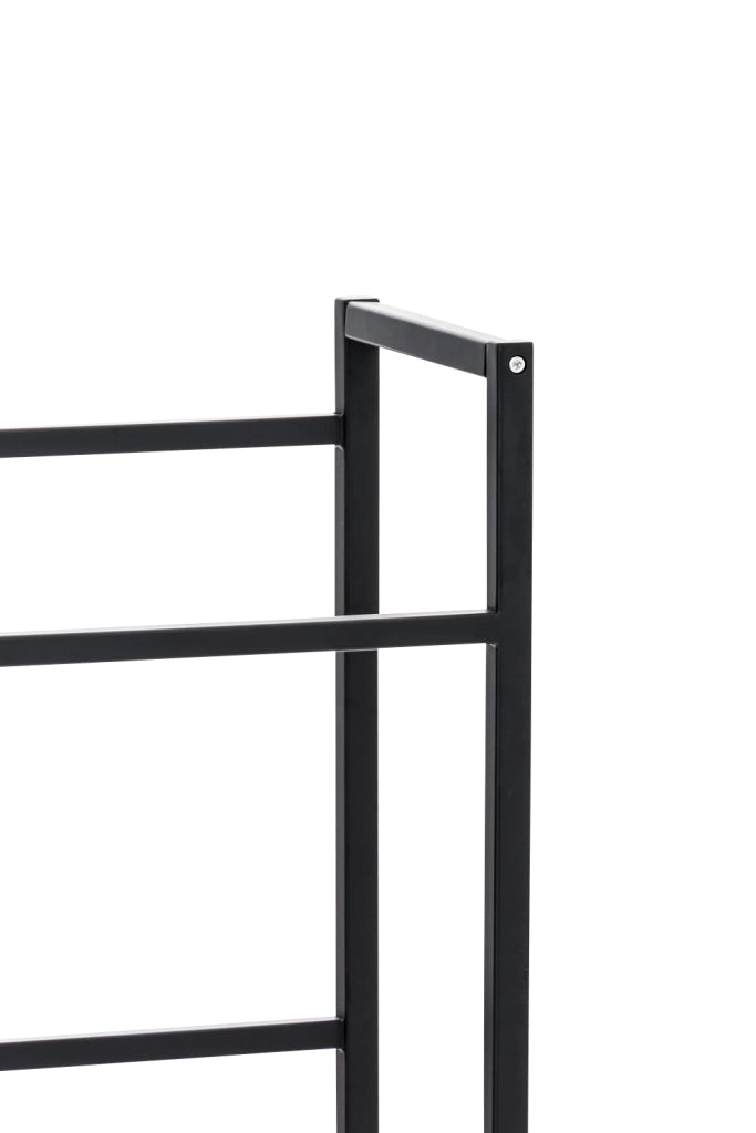 Scaffale Porta Casse di Bibite Lennert per 4 casse,nero