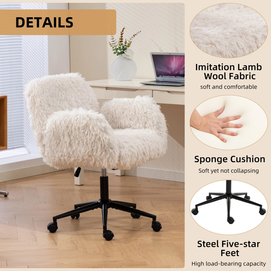 Sedia da Ufficio Ergonomica con Braccioli Regolabili ¨C MINIMAL ¨C Girevole, Schienale Alto