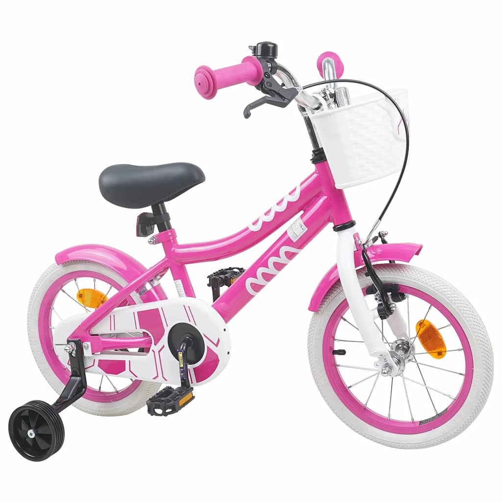 Bicicletta per Bambini 16 Pollici per bambini di 4-6 anni Rosa