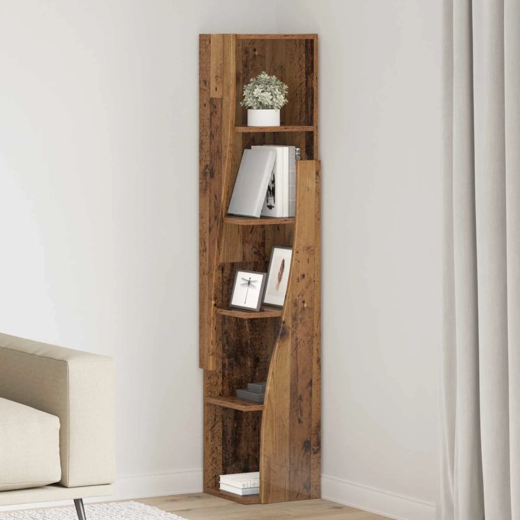 Mobile angolare 27,5x27x140cm Legno ingegnerizzato 889873