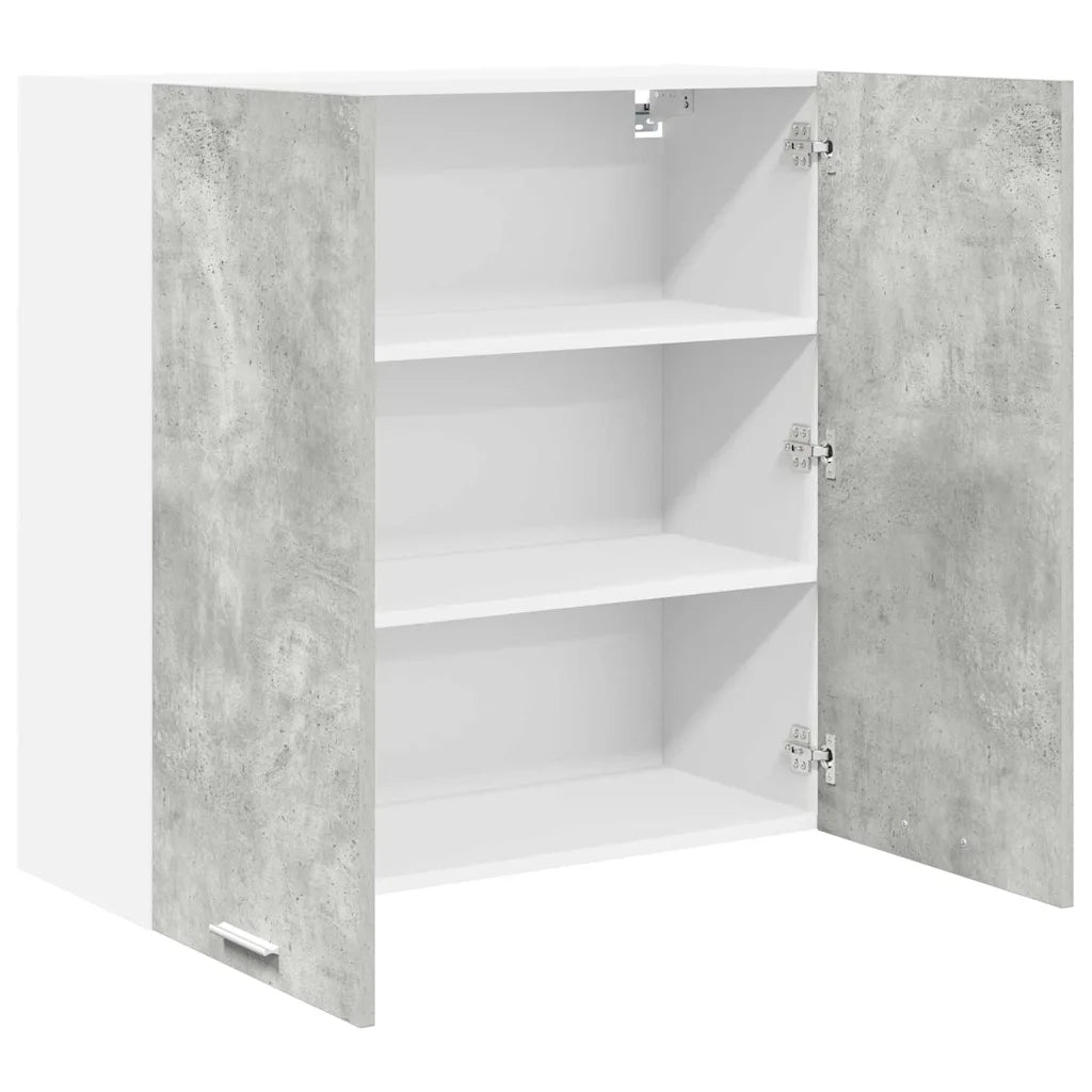 Armadio pensile con porta Grigio cemento 80 x 31 x 80 cm 884285
