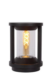 Lampione esterno Lucide Cadix E27 60W IP65 nero 22cm