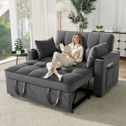 Divano Letto Pieghevole Multifunzione ¨C MINIMAL ¨C con Portabicchieri e Cuscini