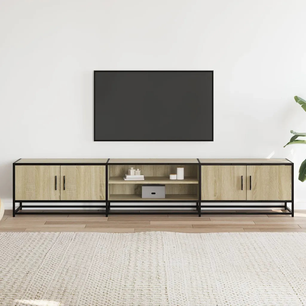 Mobile per TV Rovere Sonoma 210x35x41 cm in Truciolato 3300781